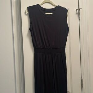 Athleta Cotton Stretch Midi Dress size small